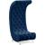 Crescent Velvet Chair