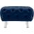 Crescent Velvet Ottoman