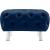 Crescent Velvet Ottoman