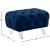 Crescent Velvet Ottoman