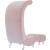 Crescent Velvet Chair