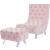 Crescent Velvet Ottoman