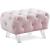 Crescent Velvet Ottoman
