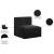 Quincy Velvet Modular Comfort Armless Chair