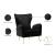 Opera Velvet Accent Chair