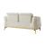 Zoe Fabric Loveseat