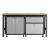 Fortress 3-Piece Textured Metal Garage Storage Set, Composition 2