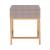 Durham Faux Shagreen Storage End Table