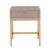 Durham Faux Shagreen Storage End Table