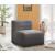 Quincy Velvet Modular Comfort Armless Chair
