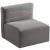 Quincy Velvet Modular Comfort Armless Chair