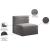 Quincy Velvet Modular Comfort Armless Chair