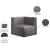 Quincy Velvet Modular Comfort Corner Chair