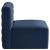Quincy Velvet Modular Comfort Armless Chair