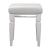 Tamsin Leatherette/Wood Vanity Stool