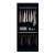 Mulberry 35.9-inch Open Double Hanging Wardrobe Closet w/2 Hanging Rods 