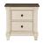 Weaver Wood/Wood Veneer 2 Drawer Nightstand