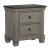 Weaver Wood/Wood Veneer 2 Drawer Nightstand