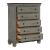 Weaver Wood/Wood Veneer 5 Drawer Chest