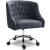Arden Velvet Office Chair with Chrome Base