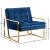 Pierre Velvet Accent Chair