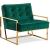 Pierre Velvet Accent Chair