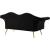 Lips Velvet Loveseat