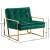 Pierre Velvet Accent Chair