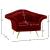 Lips Velvet Chair