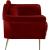 Lips Velvet Loveseat