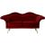 Lips Velvet Loveseat