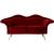 Lips Velvet Loveseat