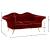 Lips Velvet Loveseat