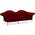 Lips Velvet Sofa