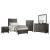 Davi Wood/Wood Veneer Youth Bedroom Set