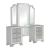 Avondale Wood/Wood Veneer/Mirrored Vanity Dresser w/ Mirror