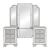 Avondale Wood/Wood Veneer/Mirrored Panel Bedroom Set