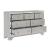 Avondale Wood/Wood Veneer/Mirrored Panel Bedroom Set