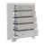 Avondale Wood/Wood Veneer/Mirrored Chest