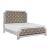 Avondale Mirrored/Leatherette Tufted Panel Bed, Queen Size