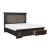 Bolingbrook Wood/Wood Veneer/Fabric Tufted Storage Bed, Queen Size