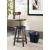 Studio Home Oak Wood/Metal Adjustable Swivel Stool