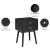 Teddy 2-Drawer Wood Veneer Nightstand