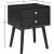 Teddy 2-Drawer Wood Veneer Nightstand