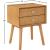 Teddy 2-Drawer Wood Veneer Nightstand