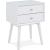 Teddy 2-Drawer Wood Veneer Nightstand