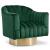 Farrah Velvet Chair with Swivel Base