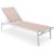 Santorini Outdoor Patio Mesh Waterproof Fabric Chaise Lounge Chair