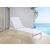 Santorini Outdoor Patio Mesh Waterproof Fabric Chaise Lounge Chair