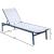 Santorini Outdoor Patio Mesh Waterproof Fabric Chaise Lounge Chair